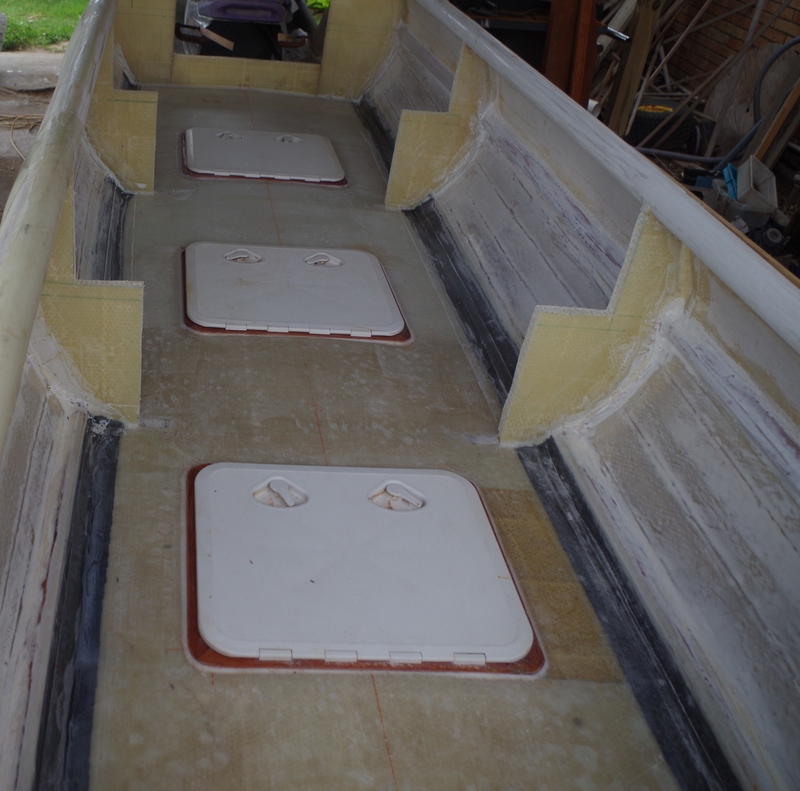 Cockpit floor for teh kite boat KS32